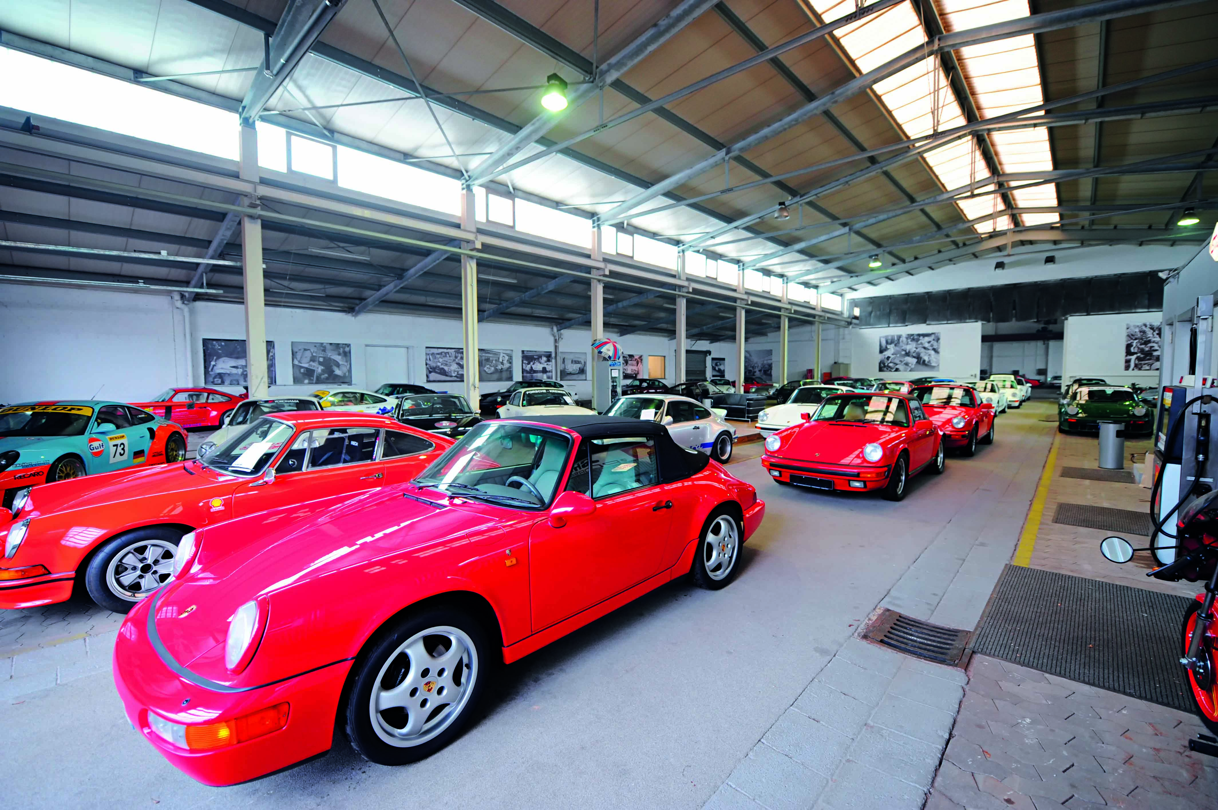 Probablemente la mayor colección privada Porsche del mundo. Foto cedida por 9OncePlus.
