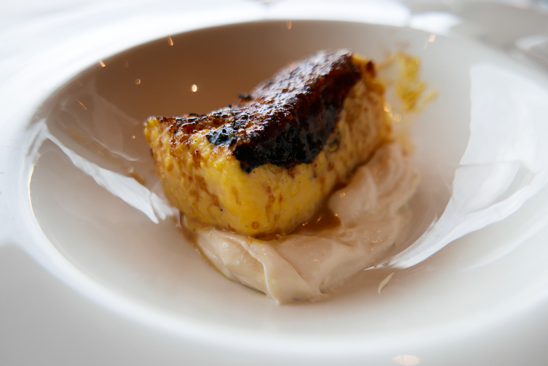 Torrija y crema de arroz con leche.
